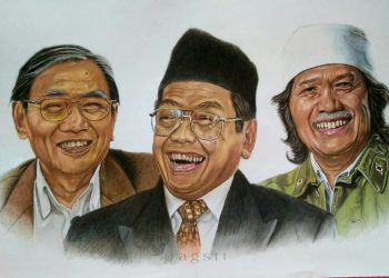 Cak Nur, Gus Dur dan Cak Nun adalah tiga tokoh Jombang yang populer