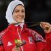 Hedaya Malak menjadi wanita pertama asal Mesir yang meraih medali di Olimpiade. (Kirill KUDRYAVTSEV/AFP)