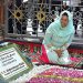 Yenny Wahid saat mendampingi Presiden Jokowi Ziarah ke Makam Gus Dur (JPNN.com)