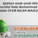 KH M Djamaluddin Ahmad membuat puisi untuk Nabi Muhammad