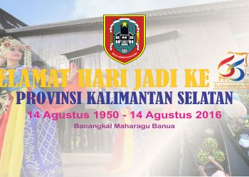 Kalimantan Selatan merayakan hari jadi pada 14 Agustus