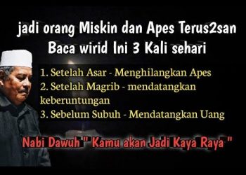 tiga amalan melancarkan