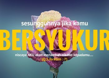 Menolak insecure dengan bersyukur