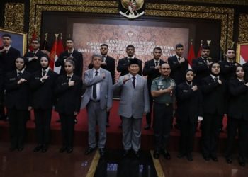 Menhan Sambut 22 Mahasiswa Palestina Belajar di Unhan RI