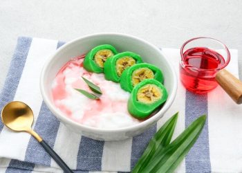 Resep Es Pisang Ijo, Cocok untuk Sajian Buka Puasa.(Ist)