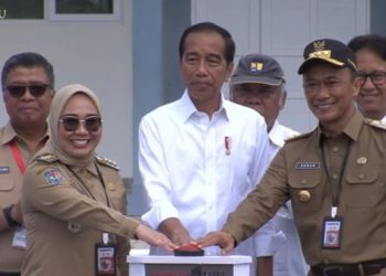 Sukses,Rekonstruksi Infrastruktur dan Perbaikan Jalan di Sulbar Diresmikan Presiden.(Ist)