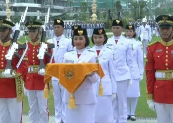 Profil Livenia Evelyn, Pembawa Baki Bendera di IKN (Ist)