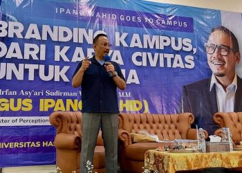 Gus Ipang Wahid dan Strategi Branding Unhasy di Era Digital. Foto: Dokumentasi Acara Ipang Wahid Goes To Campus di Universitas Hasyim Asy'ari.