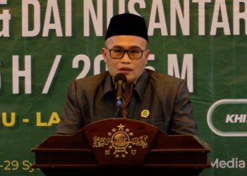 Sambutan KH Kholilurrahman dalam acara Pre-departure Training Dai GO Global dan Dai Nusantara. Foto: Youtube TVNU.