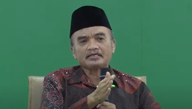 Foto: Mustafa Abdul Rahman, Jurnalis Senior Timur Tengah dalam Acara Kramat.