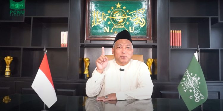 Pesan PCNU Jombang kepada Aparat Keamanan dan Masyarakat. Foto: Youtube PCNU Jombang.