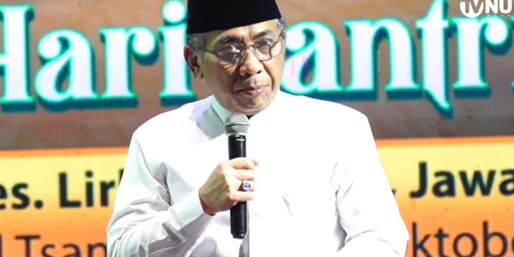 Gus Yahya Menjadi Santri, Menjaga Pintu Agama yang Murni. Foto: Youtube TVNU.