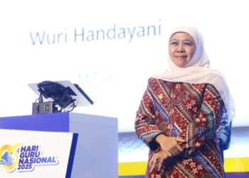 Gubernur Khofifah: Guru sebagai Fondasi Ekosistem Pendidikan yang Maju. (Ist)